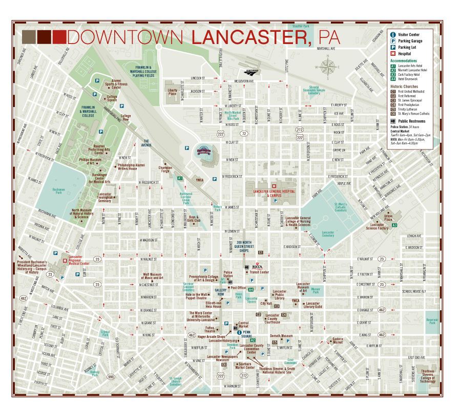 Point-of-Interest Map Illustration