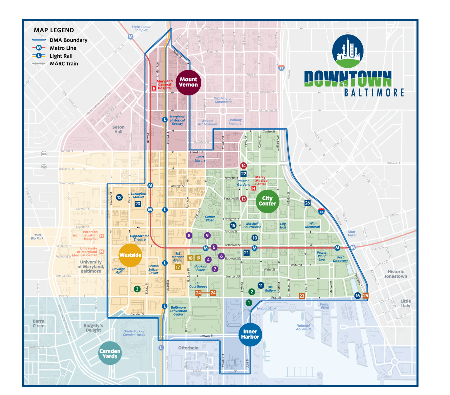 Road & Trail Map Illustration with Icons