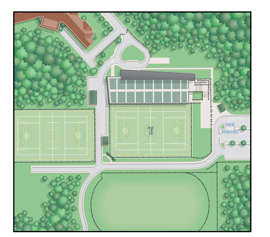 3D Zoo Map Illustration